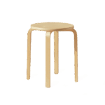 Brown Circle Stool