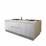 White Kitchen Island