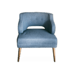 Blue Comfy Fabric Chair